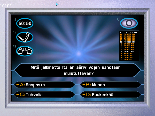 Who Wants to Be a Millionaire screenshot 4 for Sega Dreamcast